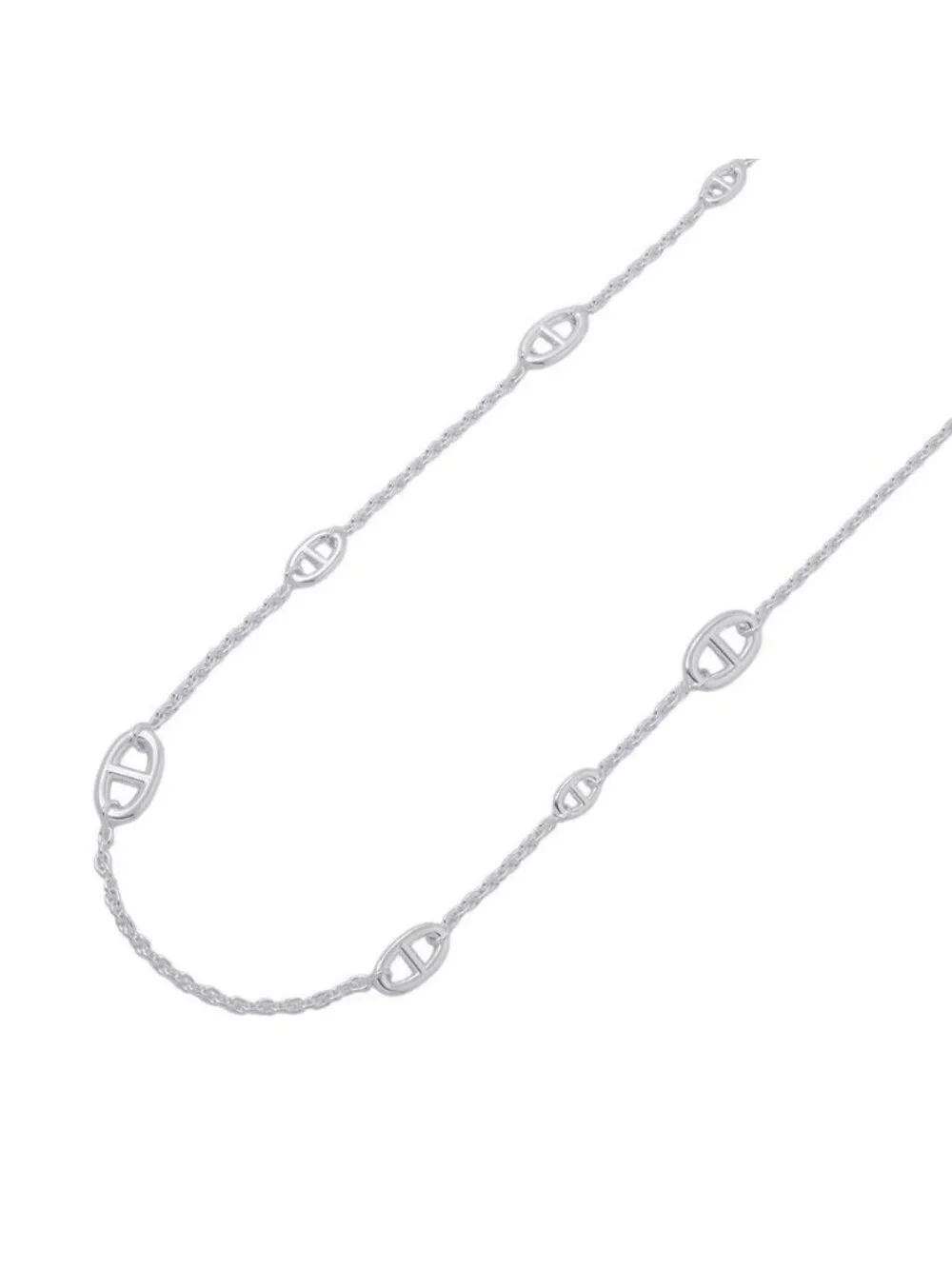 Hermes Necklace Chaine D'ancre Farandole Long